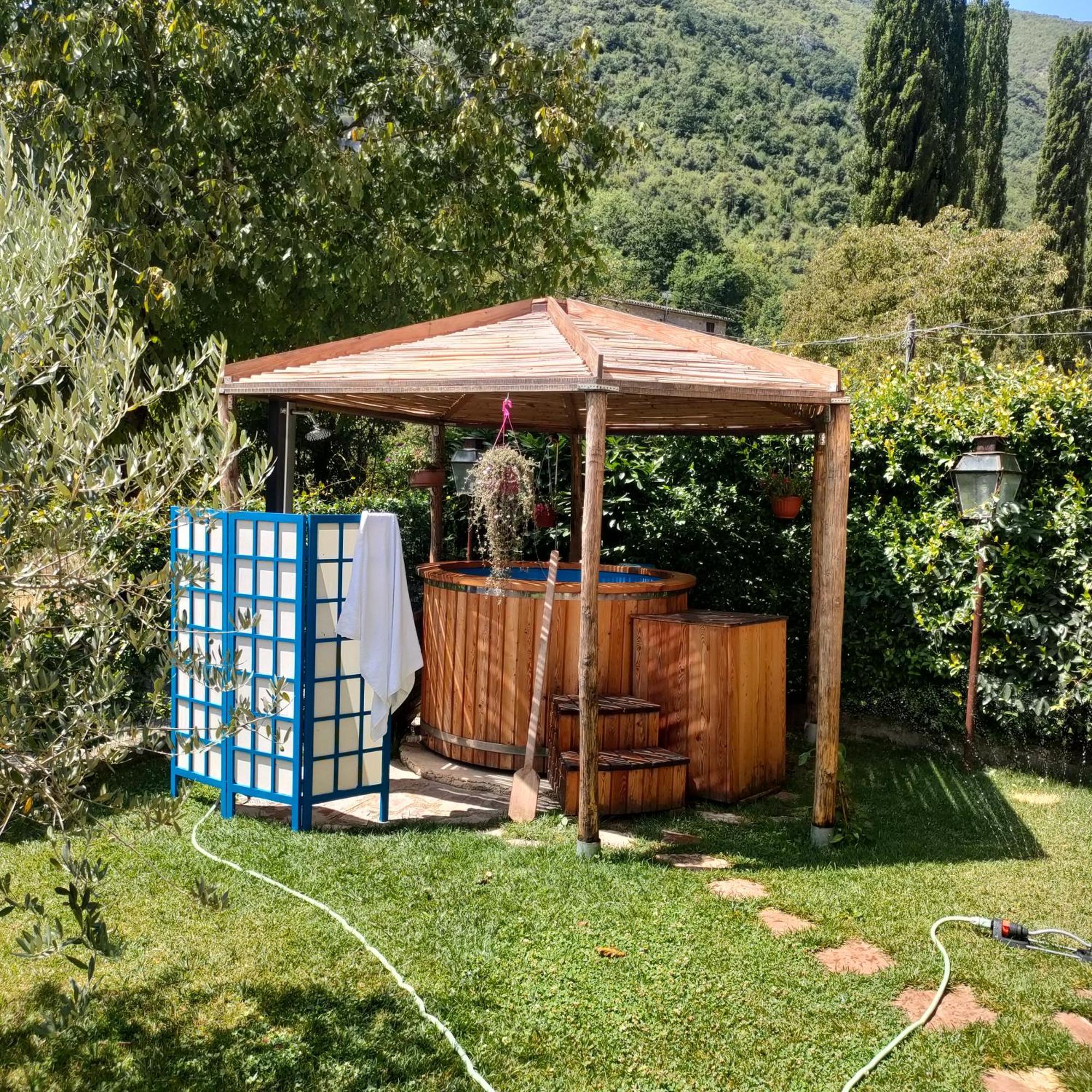 Umbria Valnerina , Il Tartuffo, Near Spoleto Apartment Scheggino Ngoại thất bức ảnh