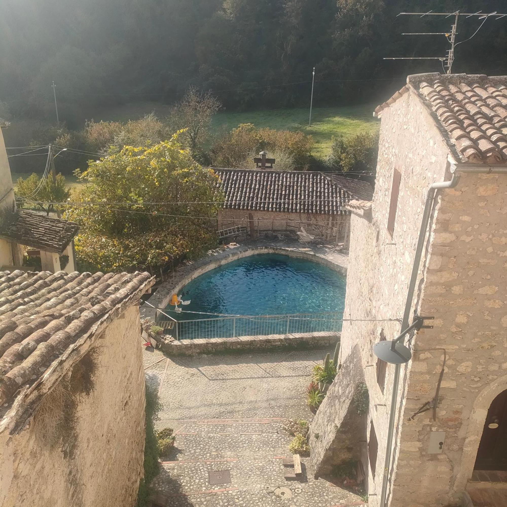 Umbria Valnerina , Il Tartuffo, Near Spoleto Apartment Scheggino Ngoại thất bức ảnh